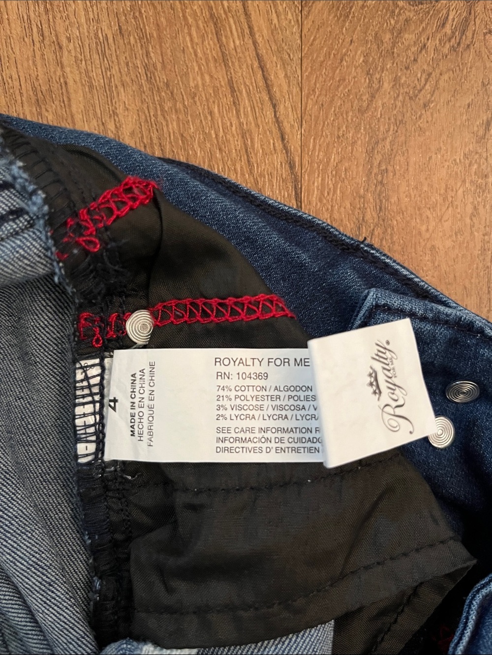 NWOT Royalty for Me High-Rise Skinny Jeans - Picture 4 of 6